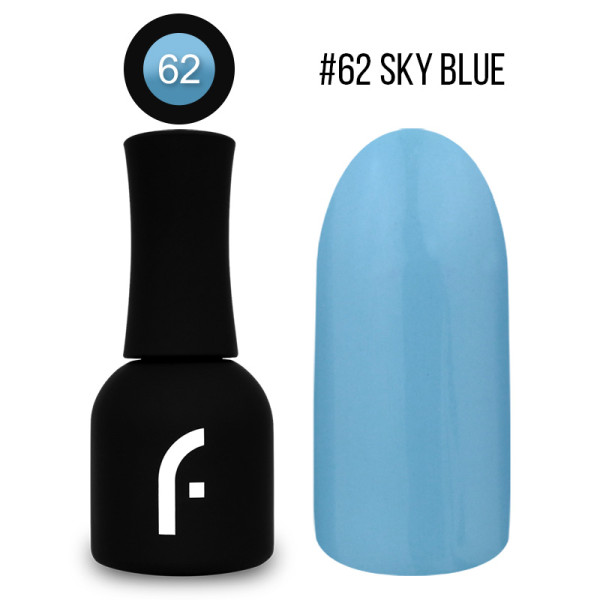 15ml, #62 sky blue geelilakka